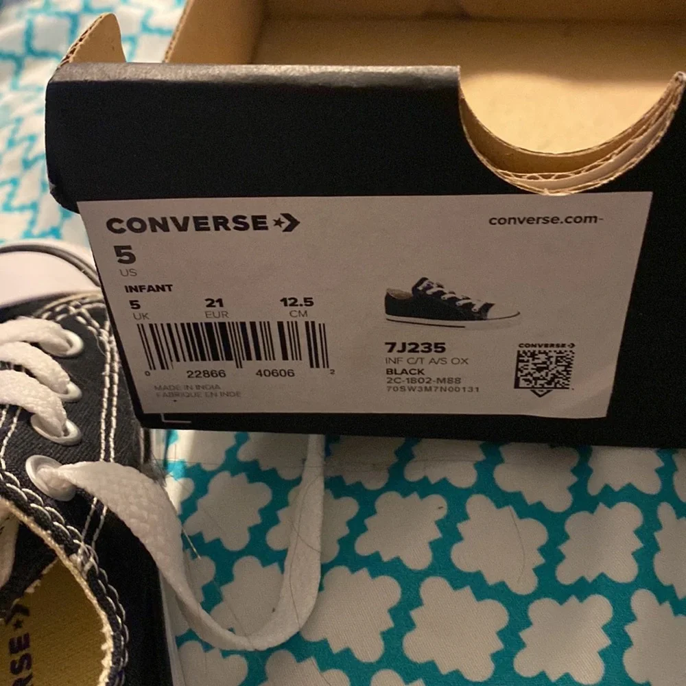 Size 5 converse